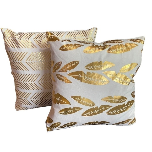 TWO Pillow Covers with Pottery Barn Duck Feather and Down Pillow Inserts - Picture 11 of 16